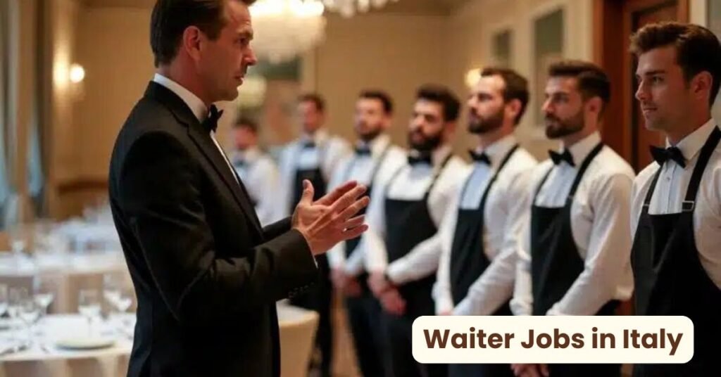 Waiter Jobs in Italy – 2026